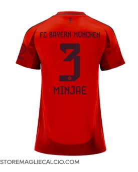 Bayern Munich Kim Min-jae #3 Maglia Gara Casa Repliche 2024-25 Donna